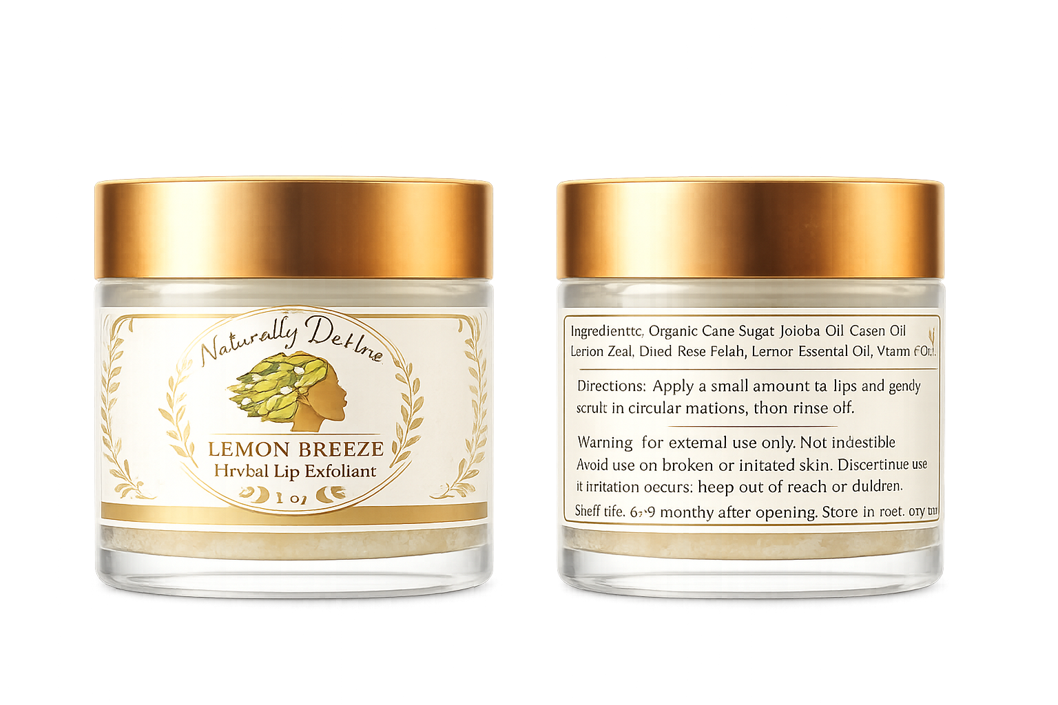 Lemon Breeze Herbal Lip Scrub